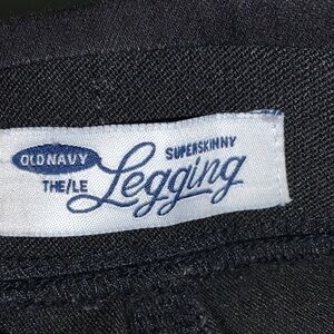 Old Navy Black Superskinny Leggings